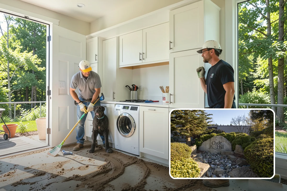 Roll-In Shower Installation in Clyde Hill, King County, WA - Completely curbless entry for wheelchairs and walkers