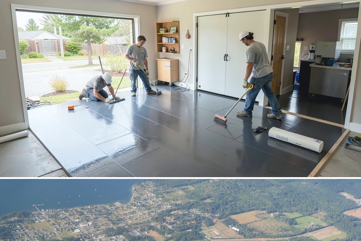 Roll-In Shower Installation in Coupeville, Island County, WA - This interior build is well suited to any season, including the rainy stretch when outdoor projects pause.