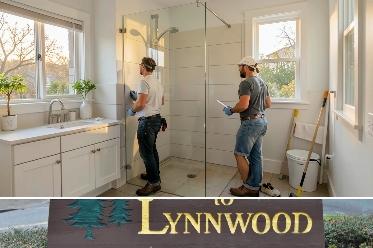 Roll-In Shower Installation in Lynnwood, Snohomish County, WA - This interior build is well suited to any season, including the rainy stretch when outdoor projects pause.