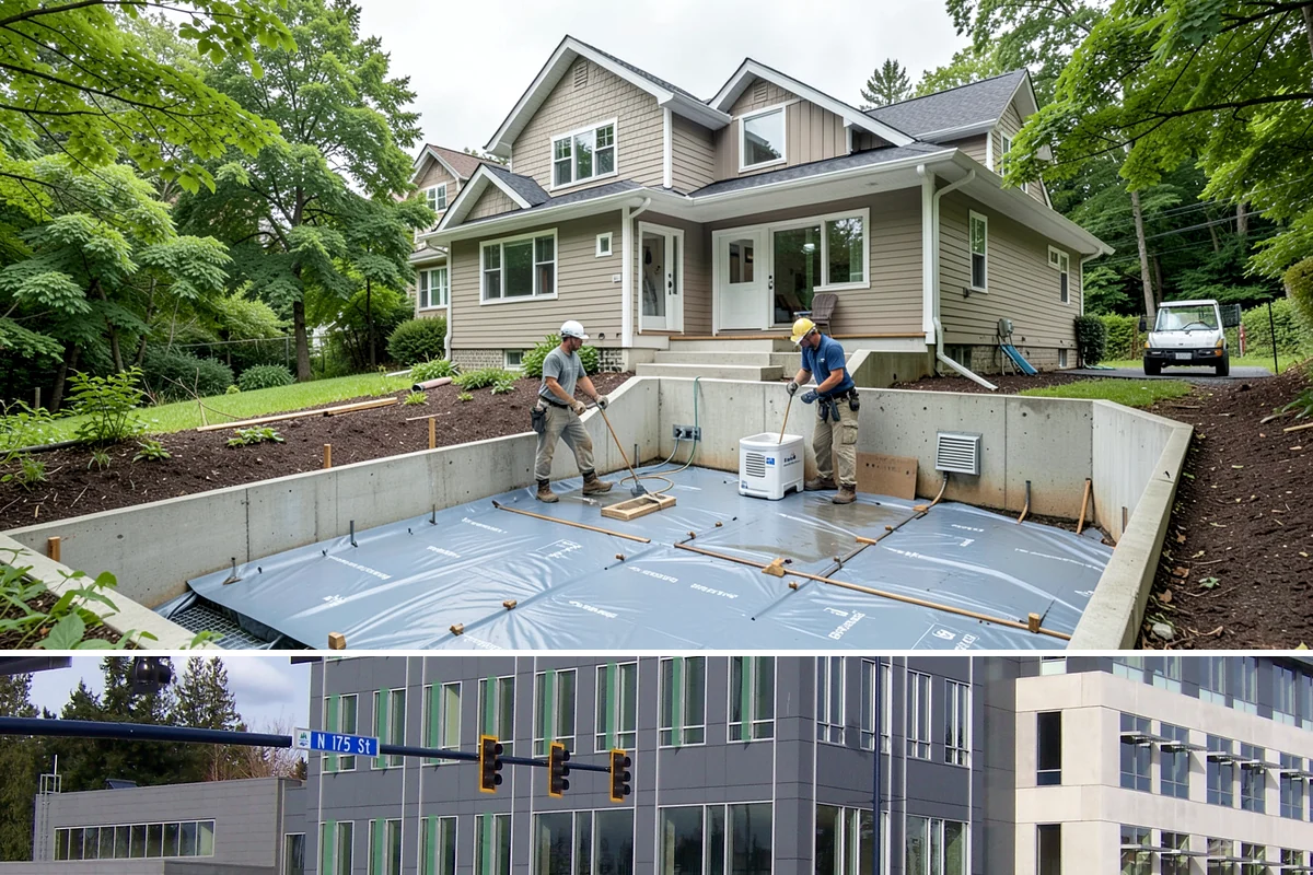 Roll-In Shower Installation in Shoreline, King County, WA - This interior build is well suited to any season, including the rainy stretch when outdoor projects pause.