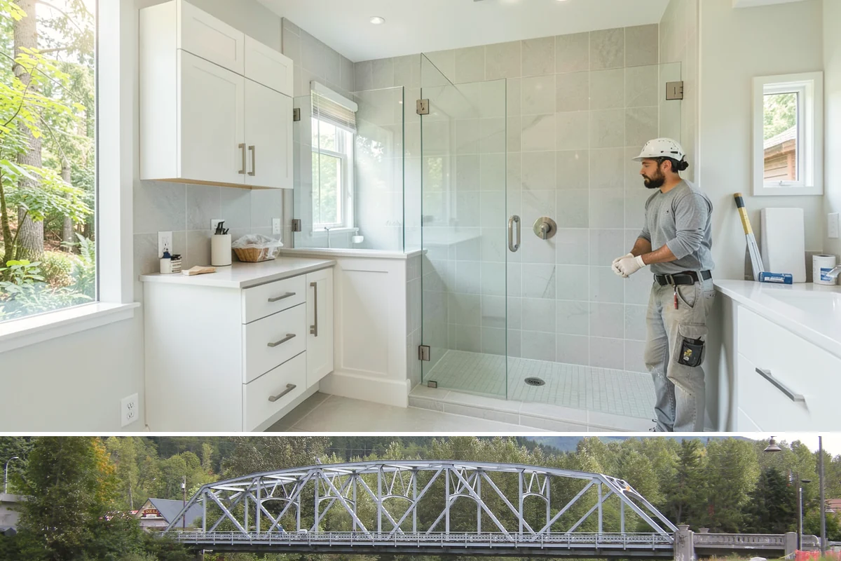 Roll-In Shower Installation in Skykomish, King County, WA - This interior build is well suited to any season, including the rainy stretch when outdoor projects pause.