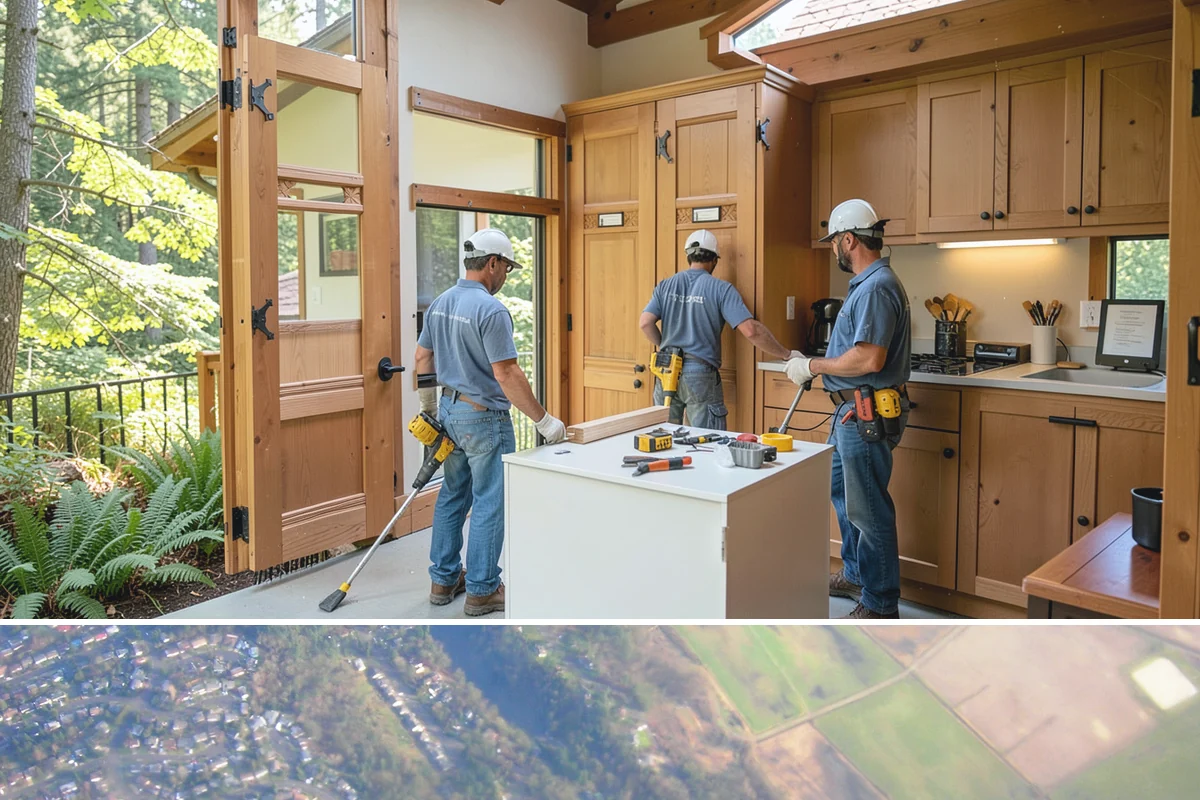 Roof Decking Installation in Algona, King County, WA - Dry conditions are important so exposed decking stays protected before the roofing goes on.