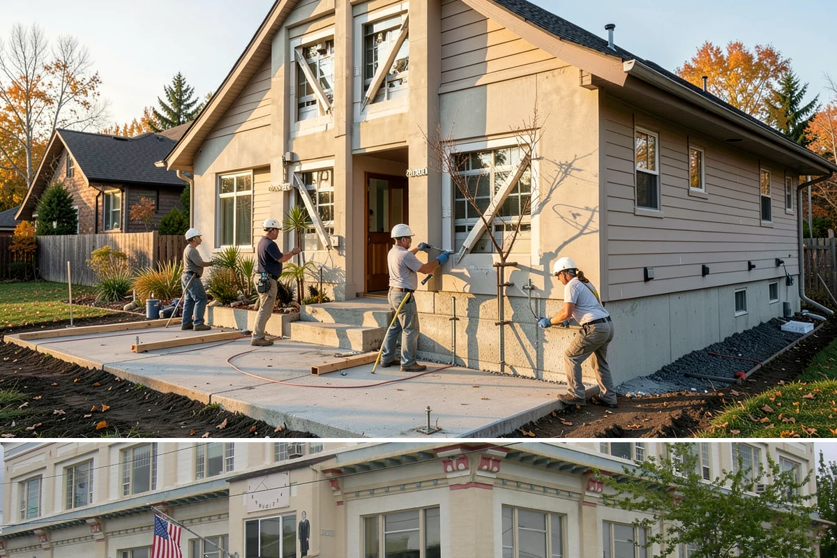 Roof Decking Installation in Anacortes, Skagit County, WA - Dry conditions are important so exposed decking stays protected before the roofing goes on.