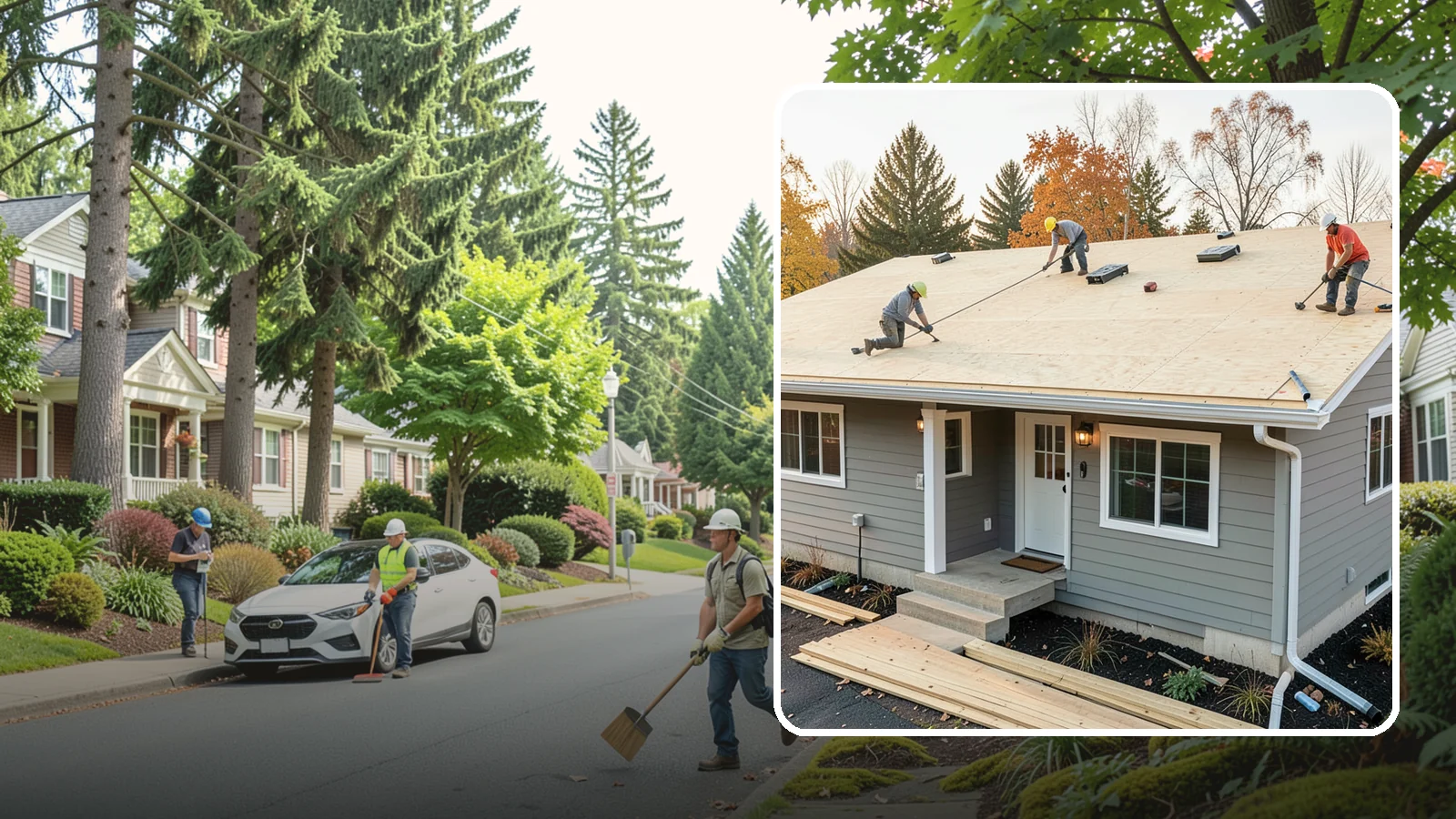 Roof Decking Installation in Beaux Arts Village, King County, WA - New roof decking that gives your roofing a solid, moisture-resistant base built to code.
