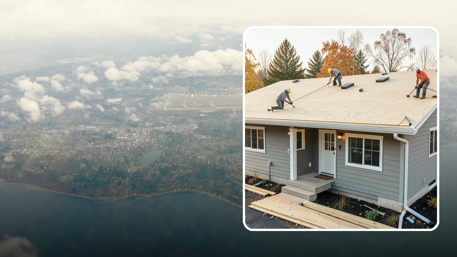 Roof Decking Installation in Burien, King County, WA - New roof decking that gives your roofing a solid, moisture-resistant base built to code.