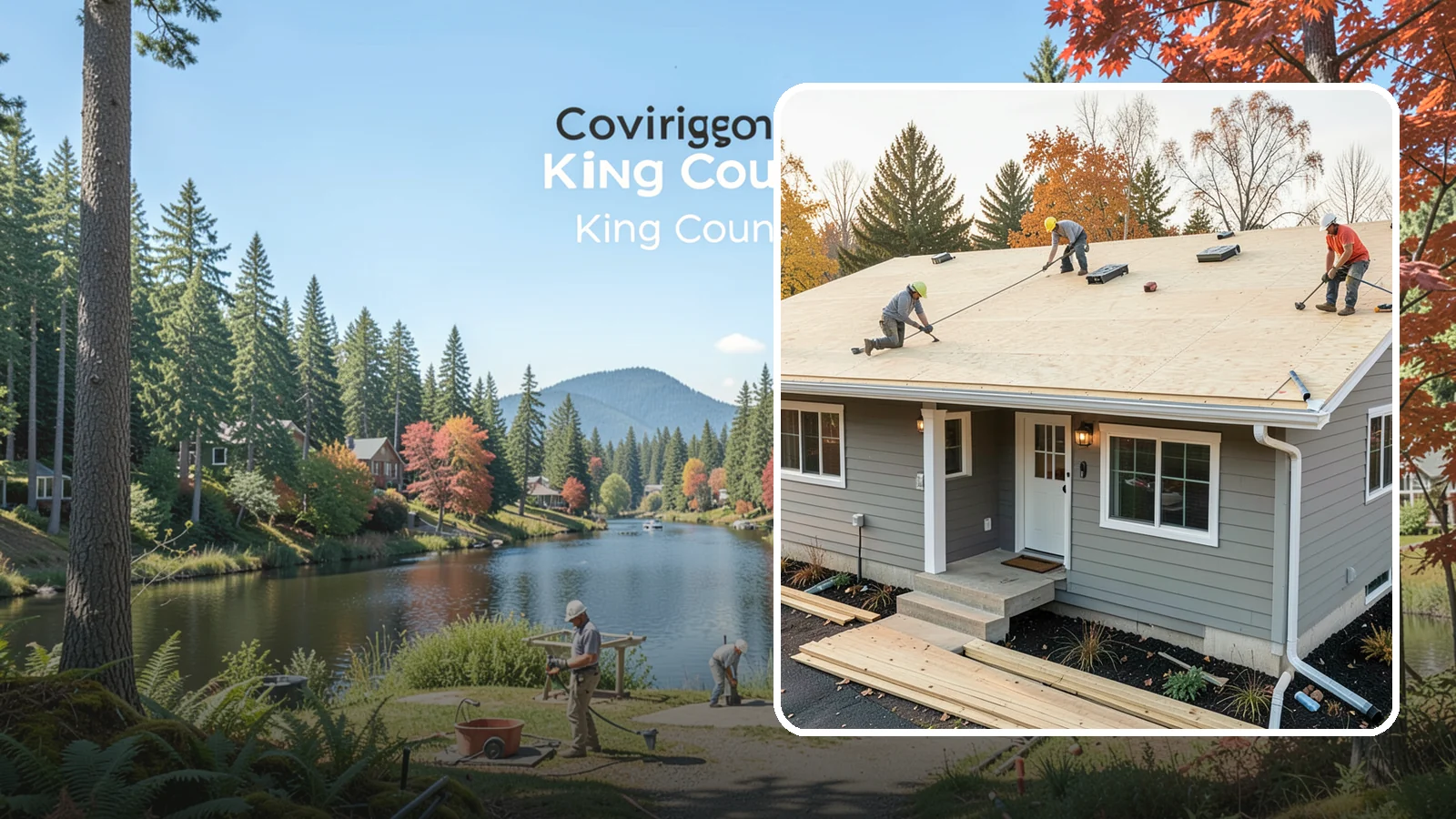 Roof Decking Installation in Covington, King County, WA - New roof decking that gives your roofing a solid, moisture-resistant base built to code.