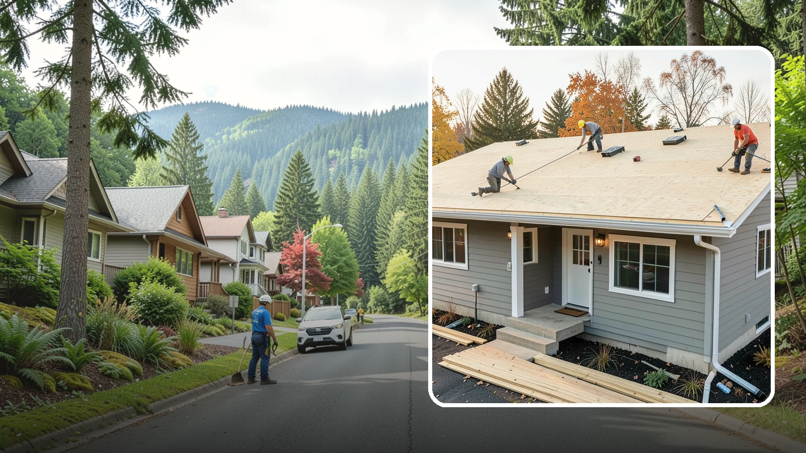 Roof Decking Installation in Darrington, Snohomish County, WA - New roof decking that gives your roofing a solid, moisture-resistant base built to code.
