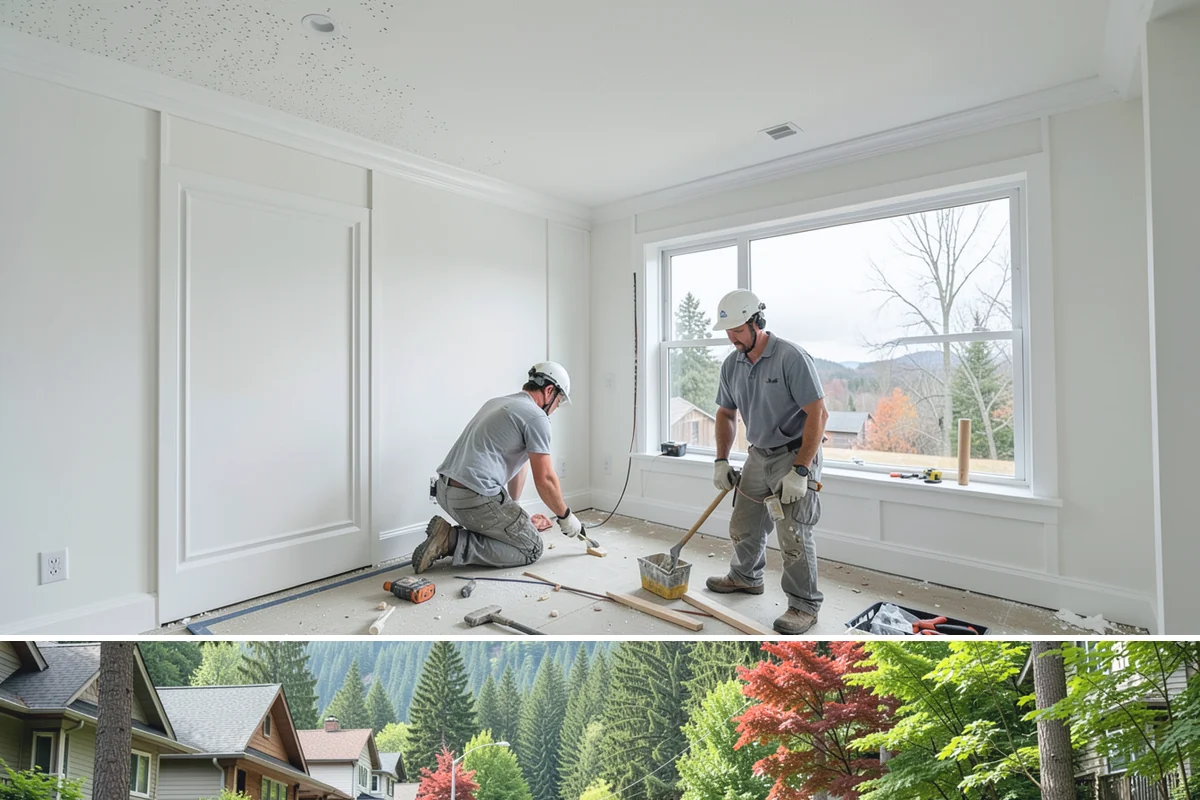 Roof Decking Installation in Darrington, Snohomish County, WA - Dry conditions are important so exposed decking stays protected before the roofing goes on.