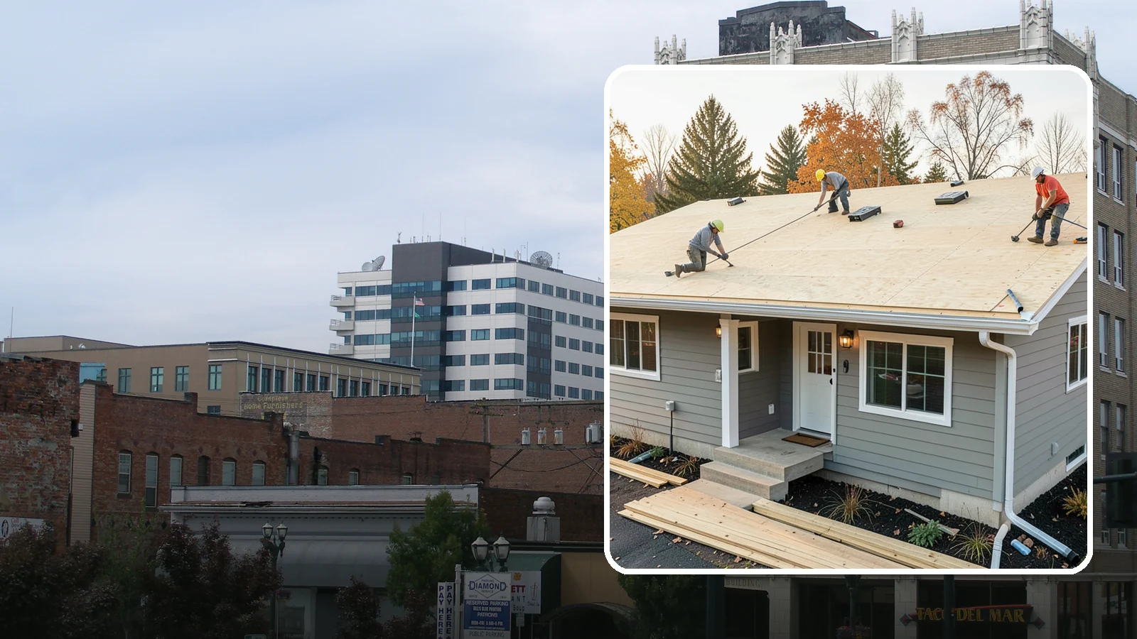 Roof Decking Installation in Everett, Snohomish County, WA - New roof decking that gives your roofing a solid, moisture-resistant base built to code.