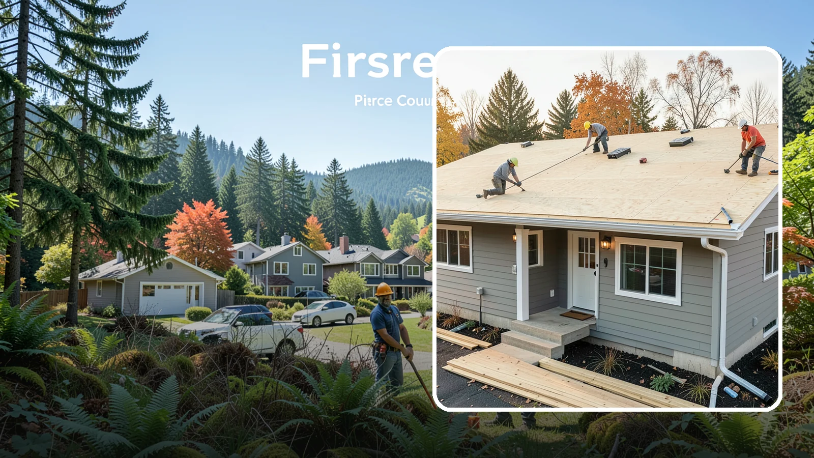 Roof Decking Installation in Fircrest, Pierce County, WA - New roof decking that gives your roofing a solid, moisture-resistant base built to code.