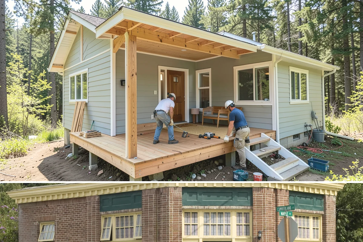 Roof Decking Installation in Hamilton, Skagit County, WA - Dry conditions are important so exposed decking stays protected before the roofing goes on.