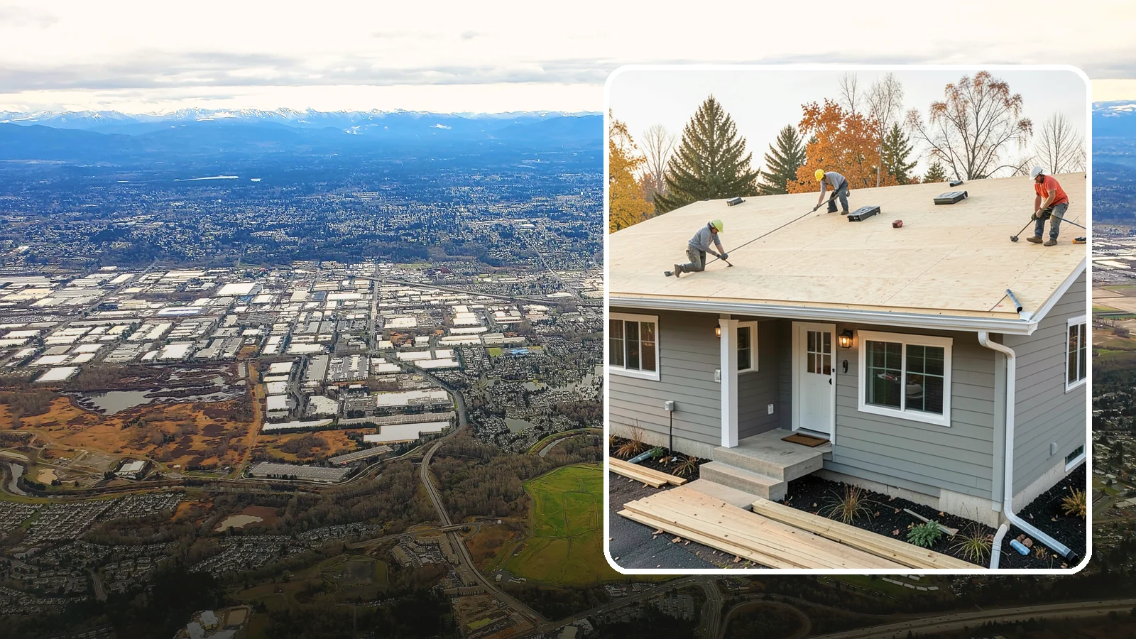Roof Decking Installation in Kent, King County, WA - New roof decking that gives your roofing a solid, moisture-resistant base built to code.