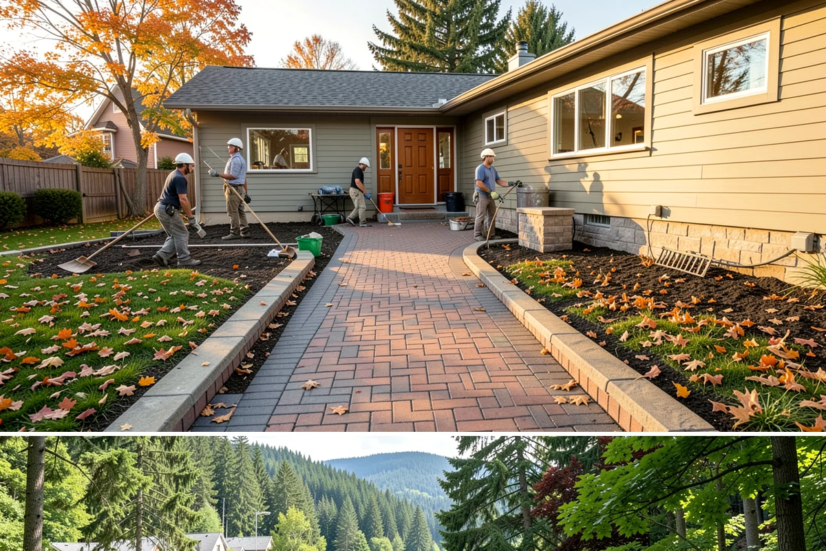 Roof Decking Installation in Lake Forest Park, King County, WA - Dry conditions are important so exposed decking stays protected before the roofing goes on.