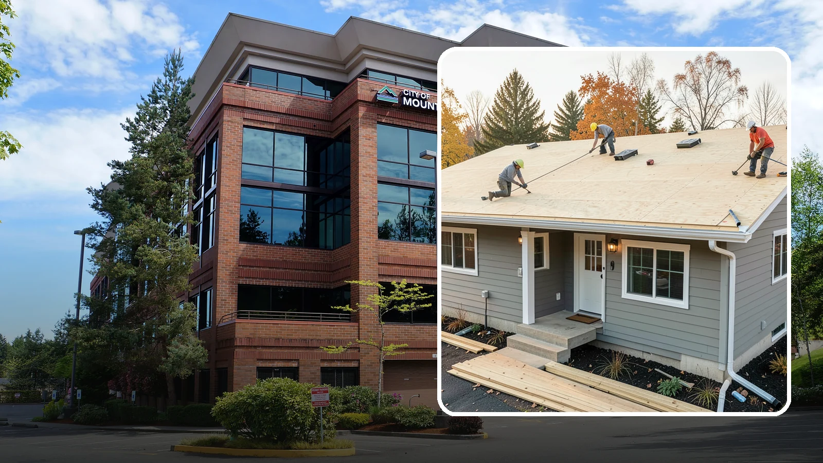 Roof Decking Installation in Mountlake Terrace, Snohomish County, WA - New roof decking that gives your roofing a solid, moisture-resistant base built to code.