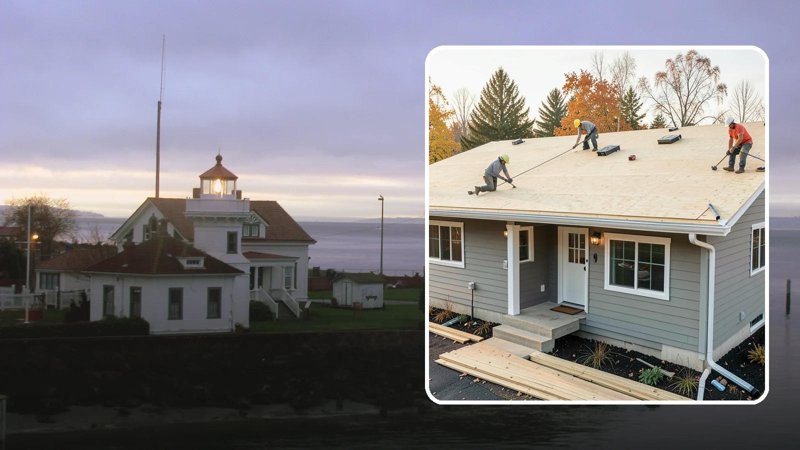Roof Decking Installation in Mukilteo, Snohomish County, WA - New roof decking that gives your roofing a solid, moisture-resistant base built to code.