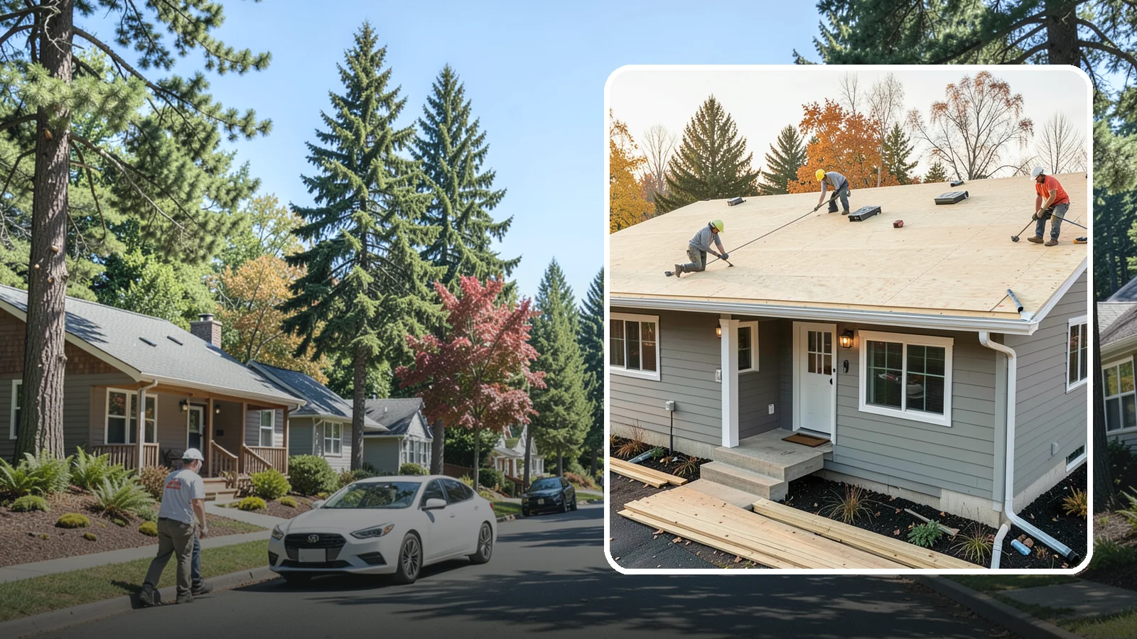 Roof Decking Installation in Orting, Pierce County, WA - New roof decking that gives your roofing a solid, moisture-resistant base built to code.