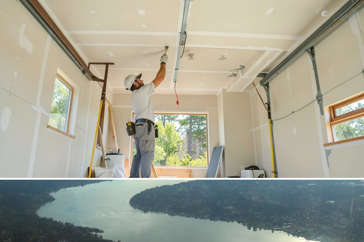 Roof Decking Installation in Sammamish, King County, WA - Dry conditions are important so exposed decking stays protected before the roofing goes on.