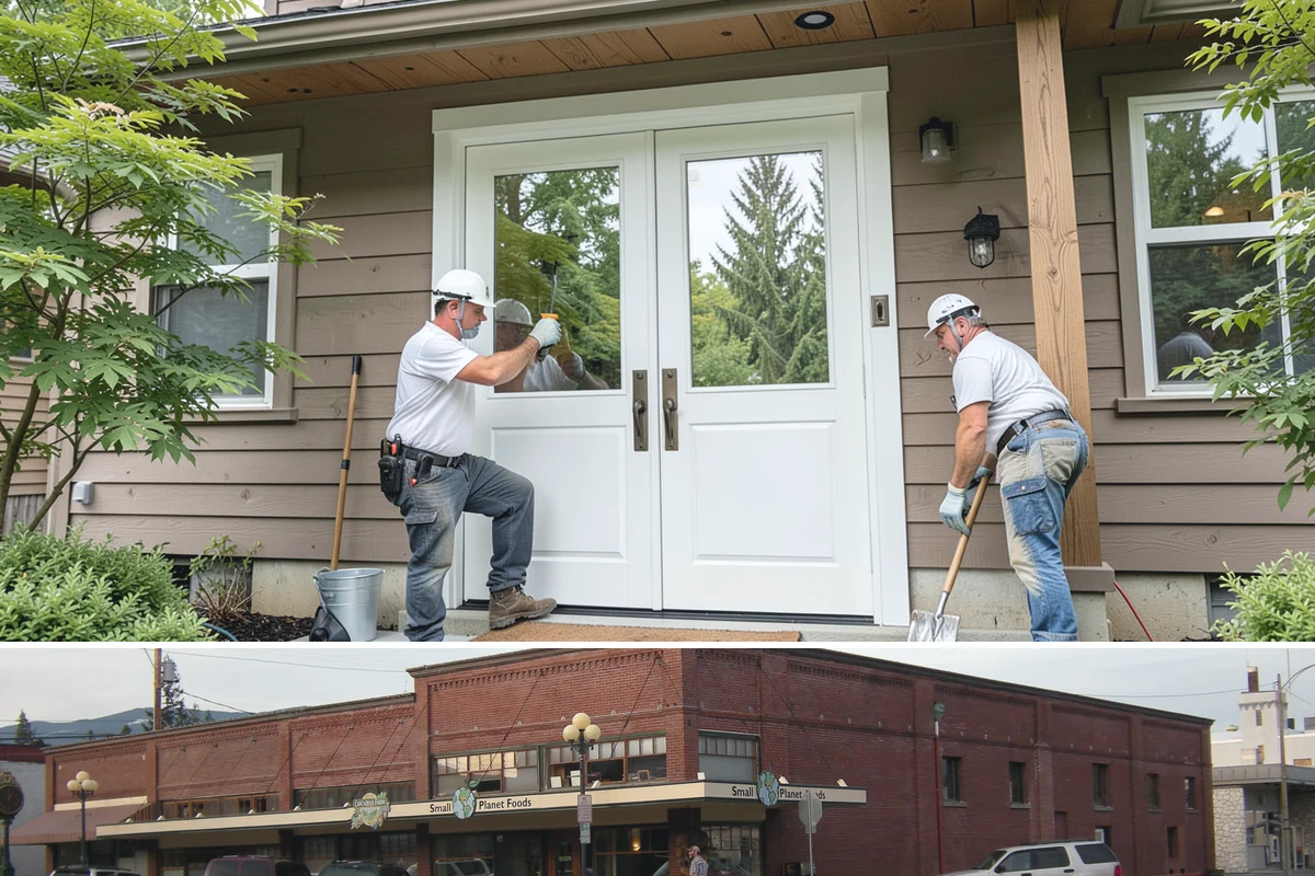 Roof Decking Installation in Sedro-Woolley, Skagit County, WA - Dry conditions are important so exposed decking stays protected before the roofing goes on.