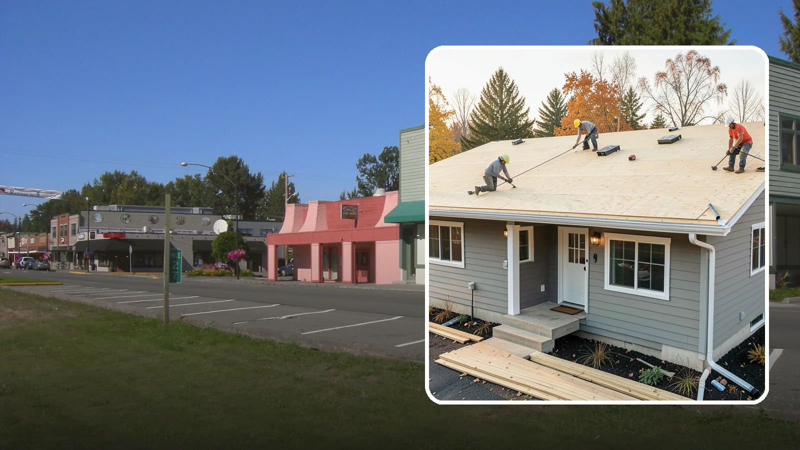 Roof Decking Installation in Snoqualmie, King County, WA - New roof decking that gives your roofing a solid, moisture-resistant base built to code.