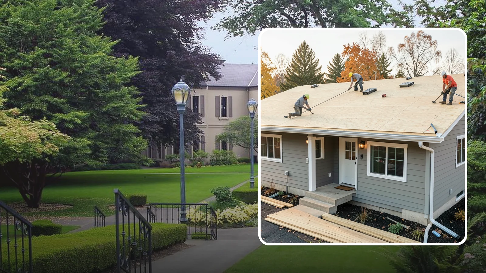 Roof Decking Installation in Woodinville, King County, WA - New roof decking that gives your roofing a solid, moisture-resistant base built to code.