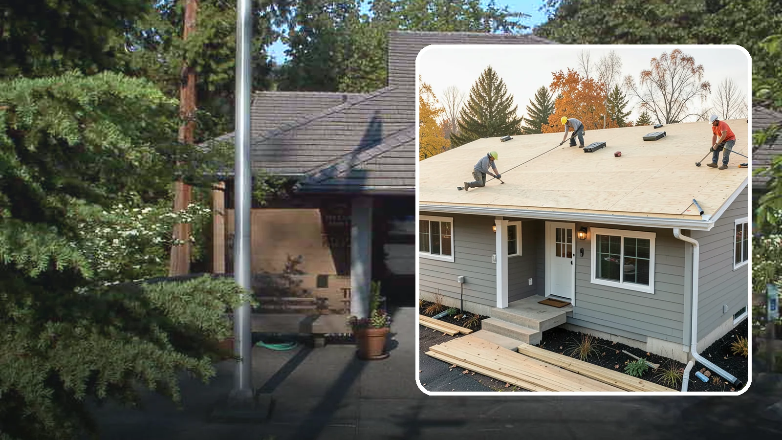 Roof Decking Installation in Yarrow Point, King County, WA - New roof decking that gives your roofing a solid, moisture-resistant base built to code.