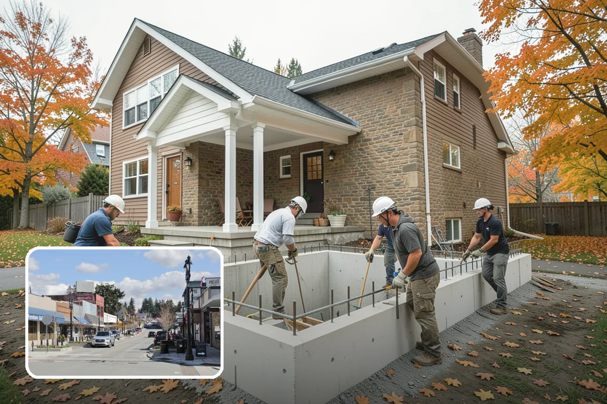 Roof Framing in Bothell, King County, WA - Engineered for regional wind and snow loads
