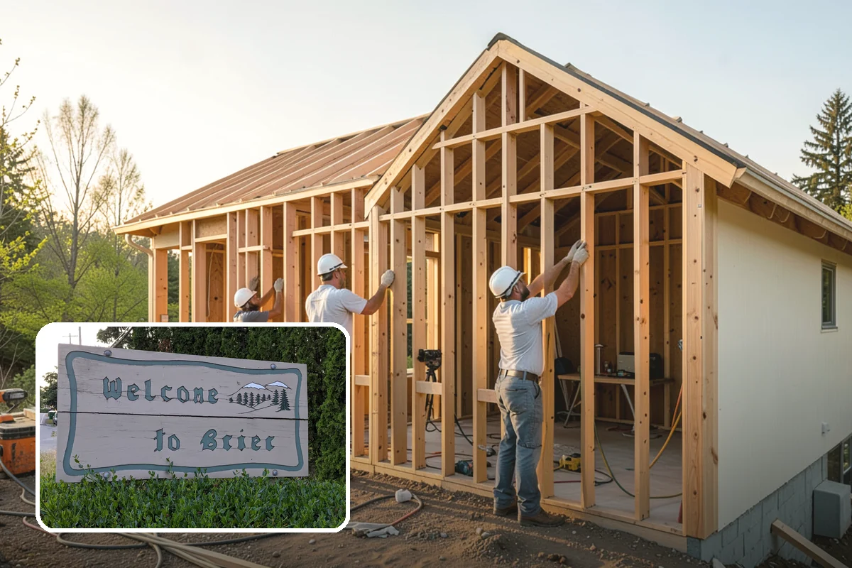 Roof Framing in Brier, Snohomish County, WA - Engineered for regional wind and snow loads