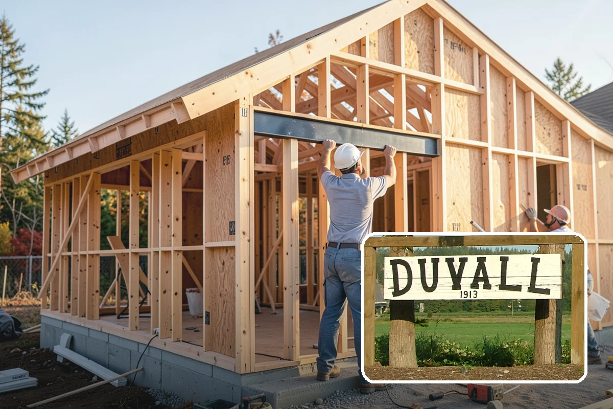 Roof Framing in Duvall, King County, WA - Engineered for regional wind and snow loads