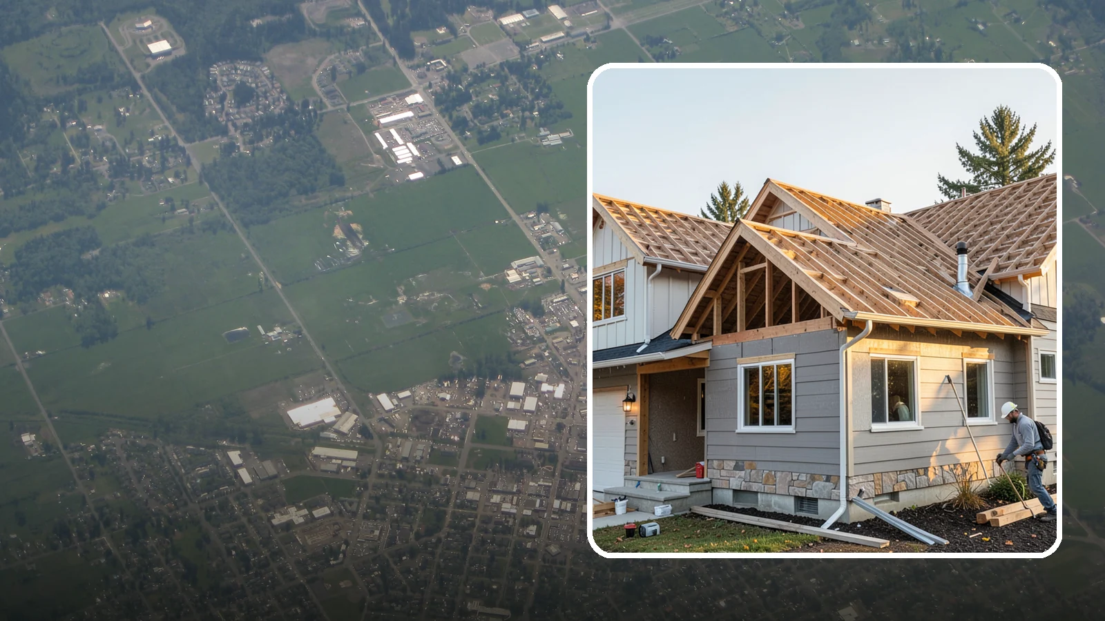 Roof Framing in Enumclaw, King County, WA - Structural roof framing engineered to carry Northwest rain, wind, and snow loads on new builds and additions.