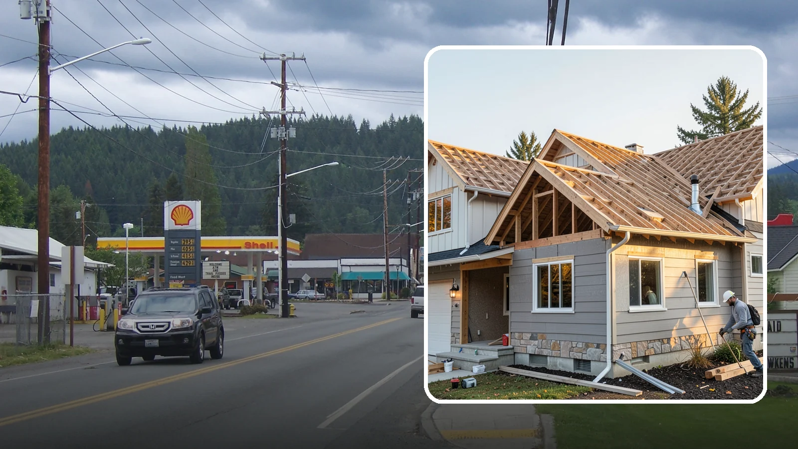 Roof Framing in Granite Falls, Snohomish County, WA - Structural roof framing engineered to carry Northwest rain, wind, and snow loads on new builds and additions.