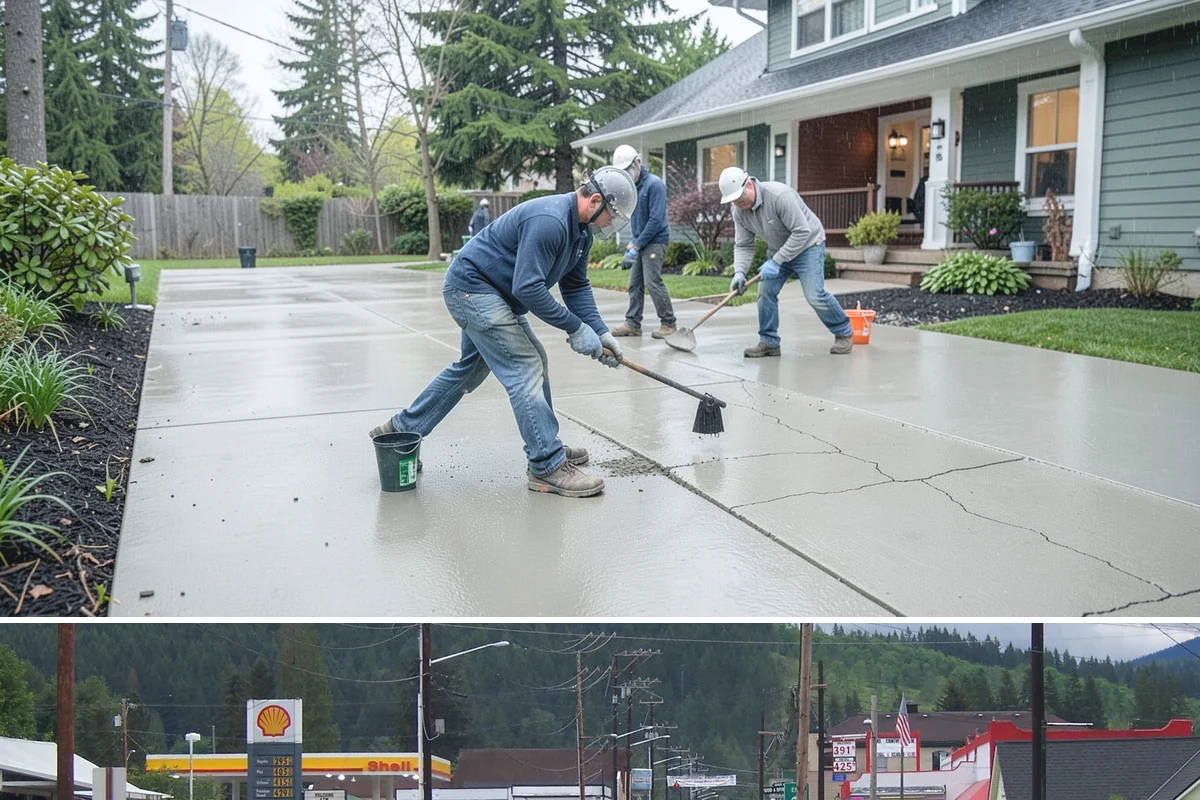 Roof Framing in Granite Falls, Snohomish County, WA - Framing in drier weather keeps lumber protected and the schedule moving toward a dried-in roof.