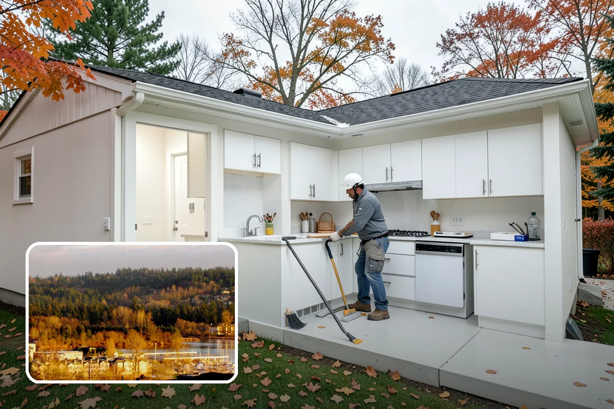 Roof Framing in Kenmore, King County, WA - Engineered for regional wind and snow loads