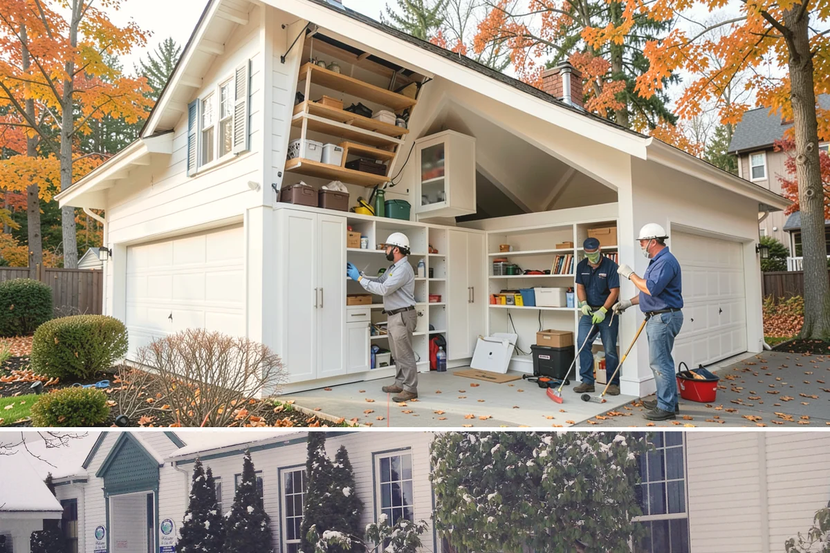 Roof Framing in Pacific, King County, WA - Framing in drier weather keeps lumber protected and the schedule moving toward a dried-in roof.