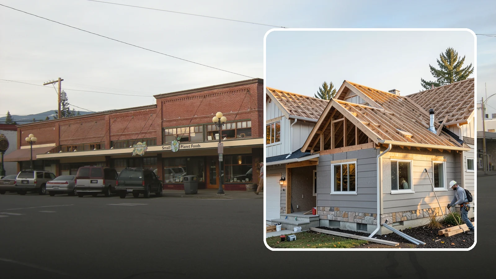 Roof Framing in Sedro-Woolley, Skagit County, WA - Structural roof framing engineered to carry Northwest rain, wind, and snow loads on new builds and additions.