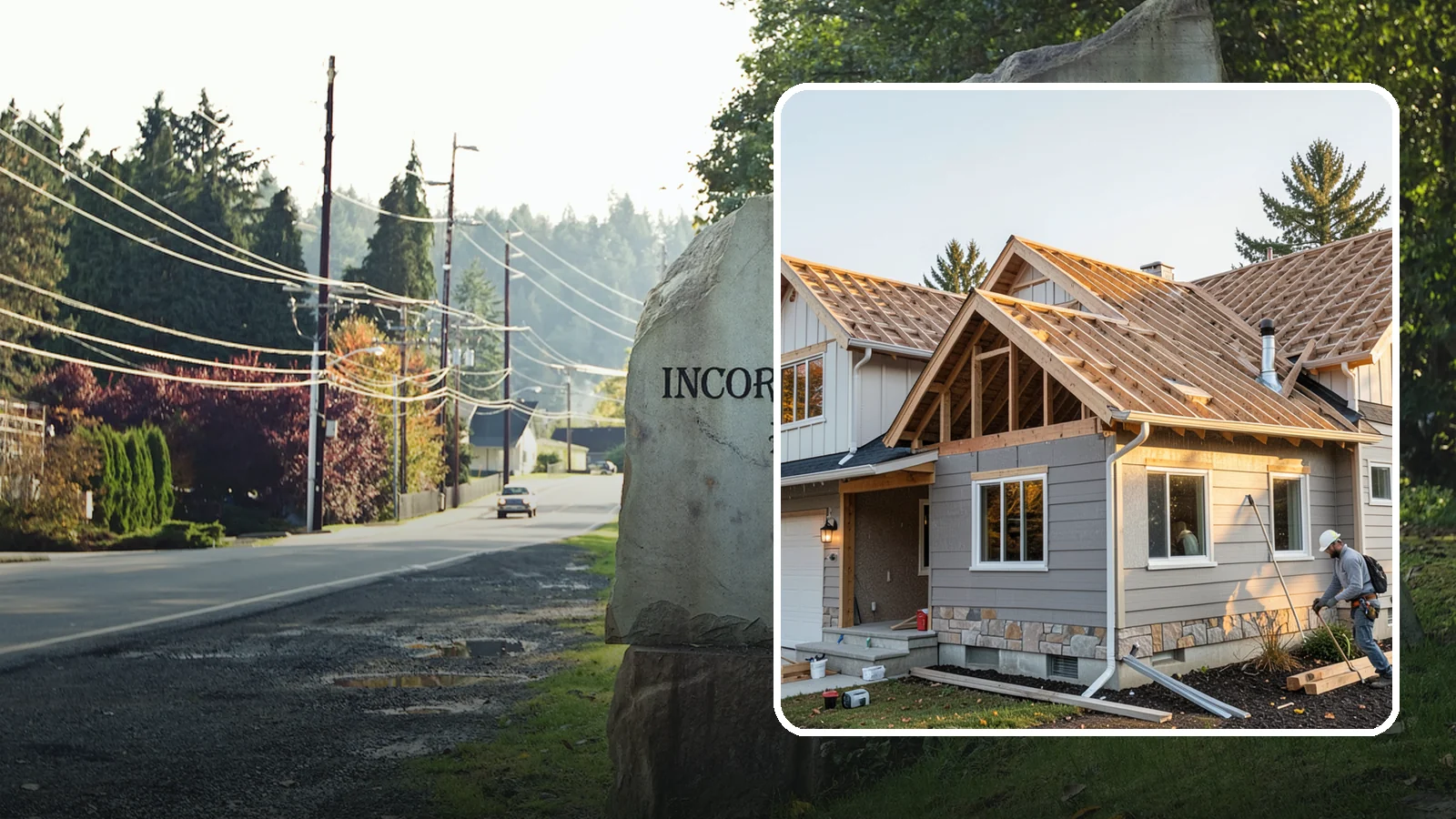 Roof Framing in Wilkeson, Pierce County, WA - Structural roof framing engineered to carry Northwest rain, wind, and snow loads on new builds and additions.