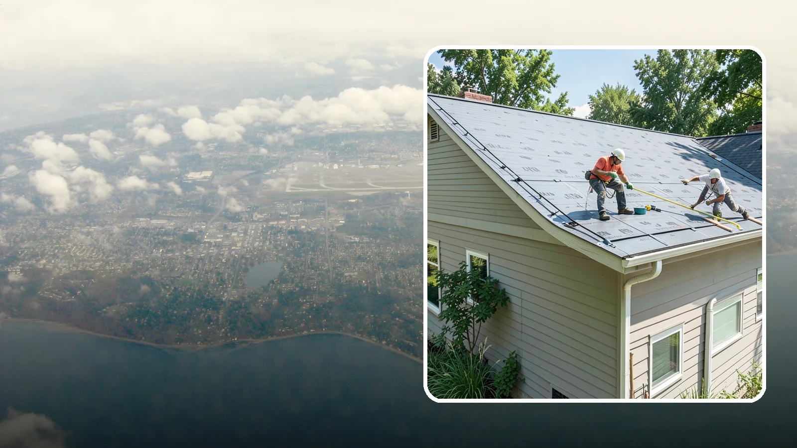 Roof Installation in Burien, King County, WA - A complete new roof system installed with the underlayment, ventilation, and flashing Northwest weather demands.