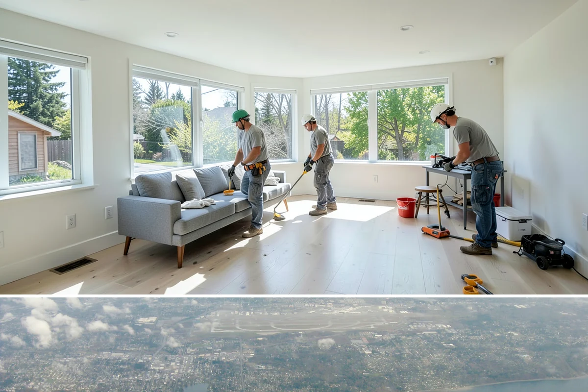 Roof Installation in Burien, King County, WA - Dry summer weather offers the best conditions for adhesion and a clean, uninterrupted install.