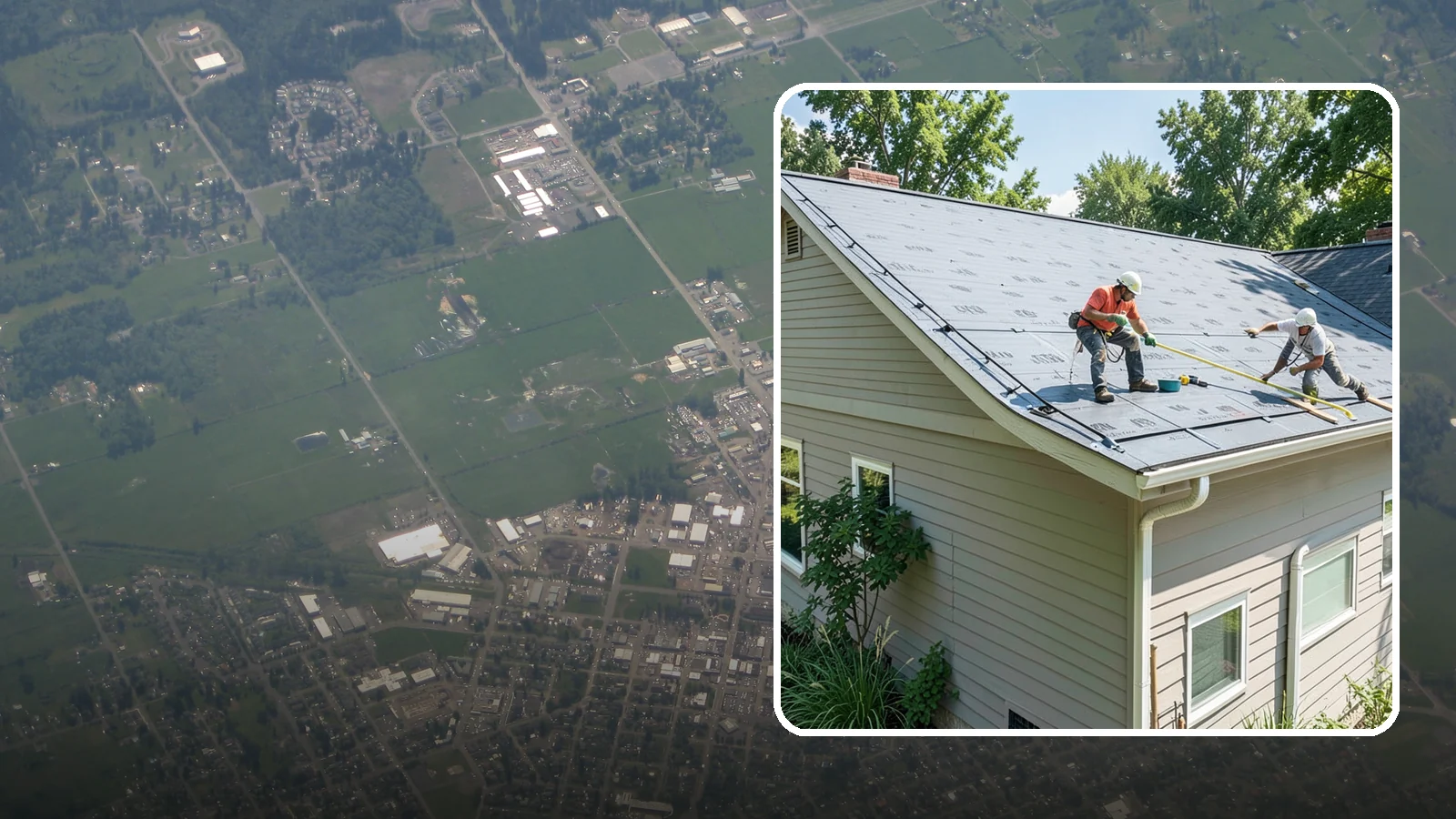 Roof Installation in Enumclaw, King County, WA - A complete new roof system installed with the underlayment, ventilation, and flashing Northwest weather demands.