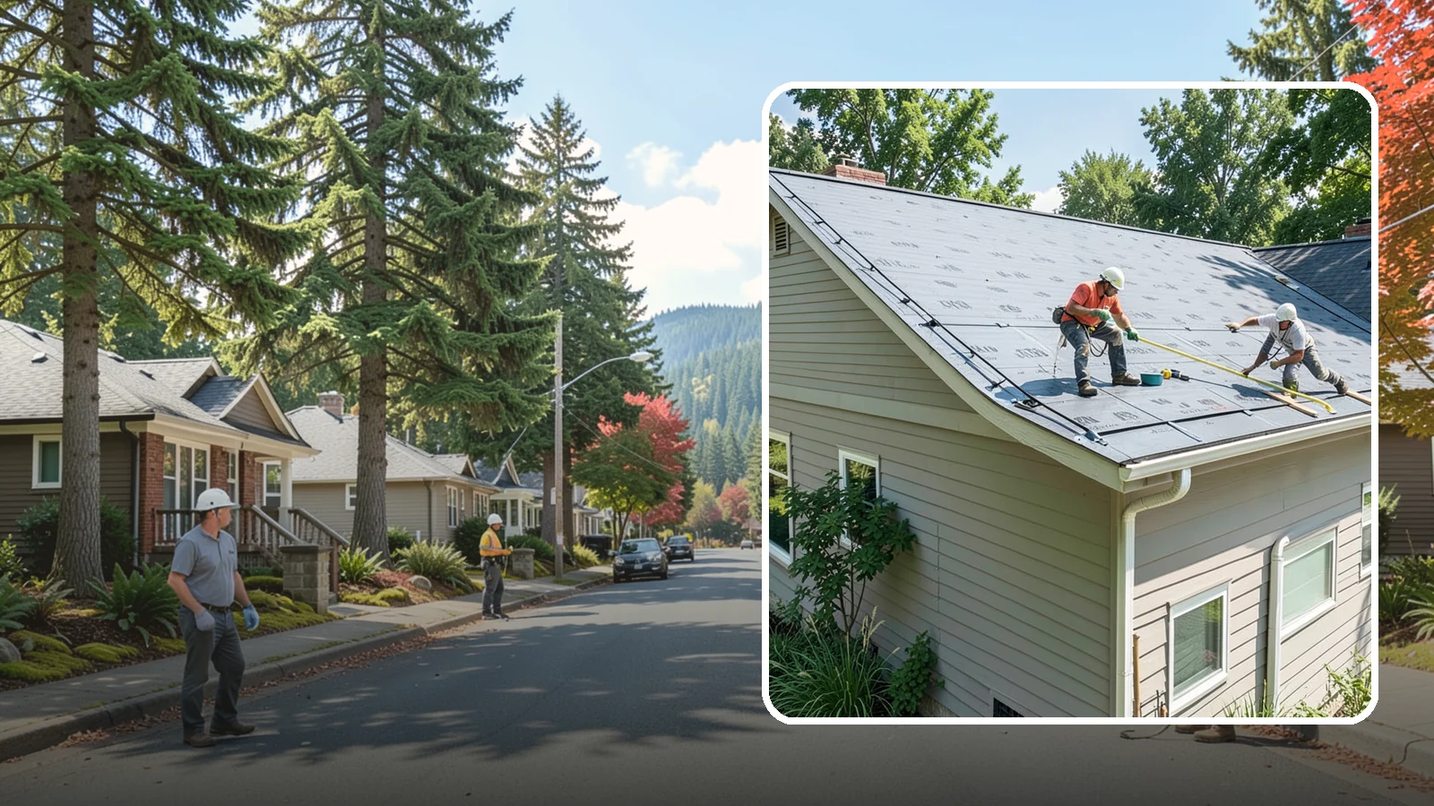 Roof Installation in Hunts Point, King County, WA - A complete new roof system installed with the underlayment, ventilation, and flashing Northwest weather demands.