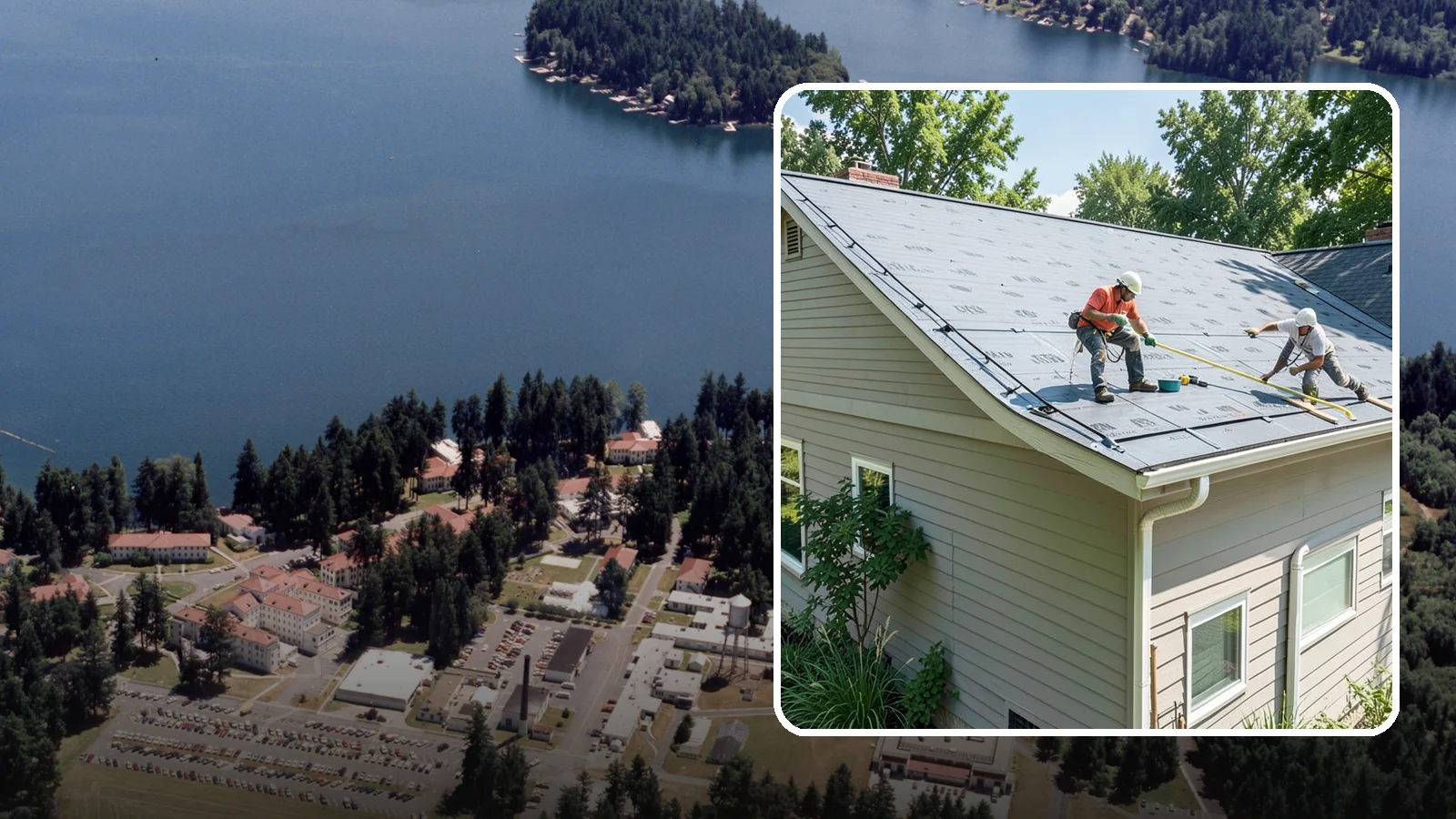 Roof Installation in Lakewood, Pierce County, WA - A complete new roof system installed with the underlayment, ventilation, and flashing Northwest weather demands.