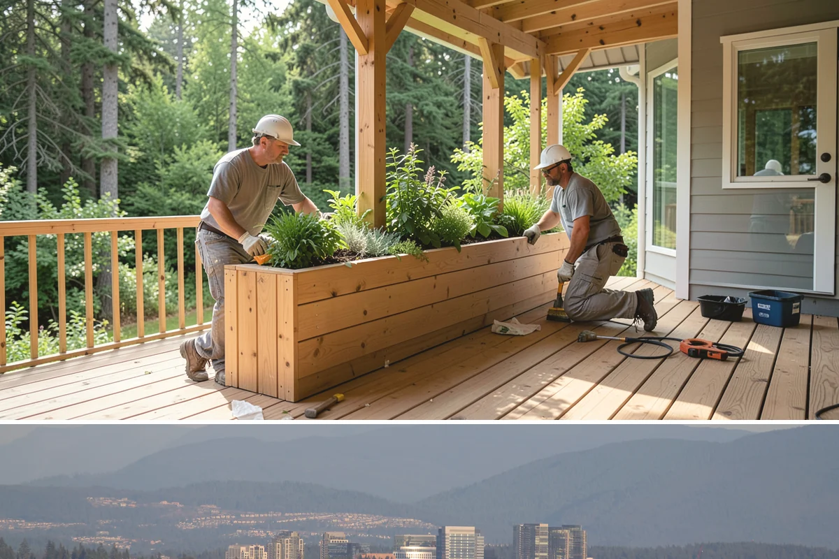 Roof Installation in Medina, King County, WA - Dry summer weather offers the best conditions for adhesion and a clean, uninterrupted install.