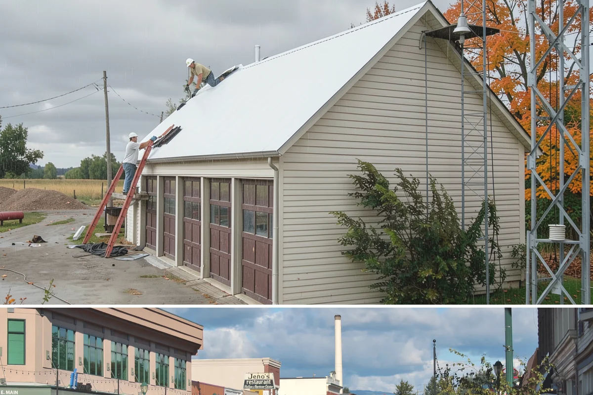 Roof Installation in Monroe, Snohomish County, WA - Dry summer weather offers the best conditions for adhesion and a clean, uninterrupted install.