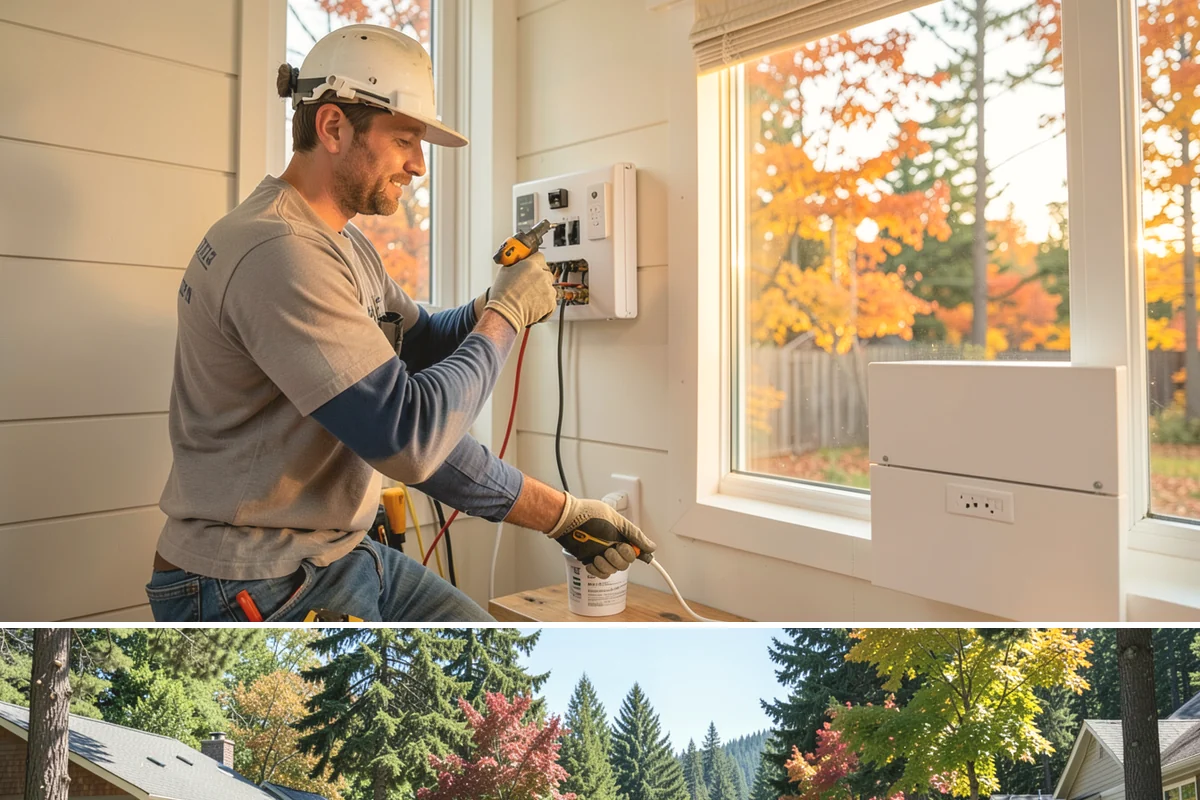Roof Installation in Orting, Pierce County, WA - Dry summer weather offers the best conditions for adhesion and a clean, uninterrupted install.