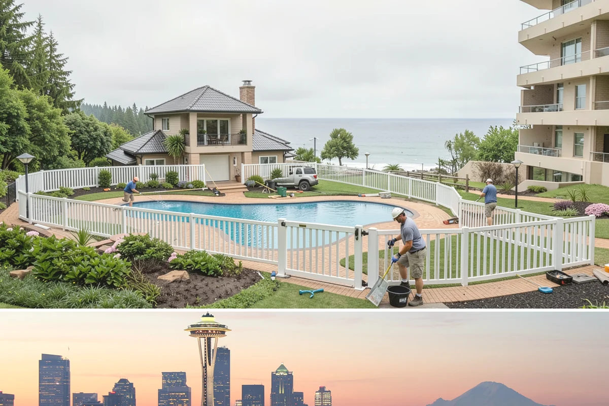 Roof Installation in Seattle, King County, WA - Dry summer weather offers the best conditions for adhesion and a clean, uninterrupted install.