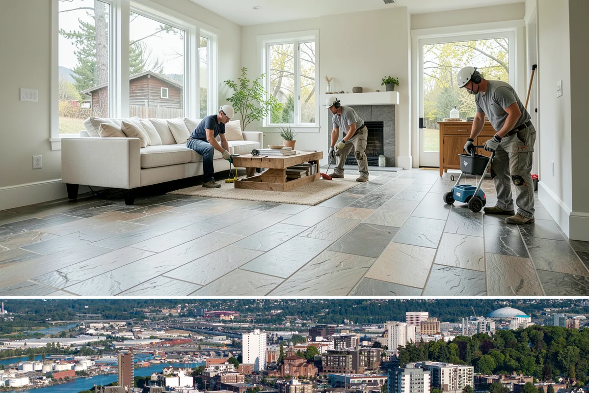 Roof Installation in Tacoma, Pierce County, WA - Dry summer weather offers the best conditions for adhesion and a clean, uninterrupted install.