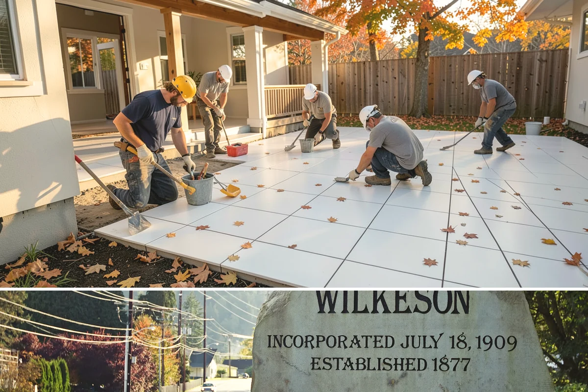 Roof Installation in Wilkeson, Pierce County, WA - Dry summer weather offers the best conditions for adhesion and a clean, uninterrupted install.