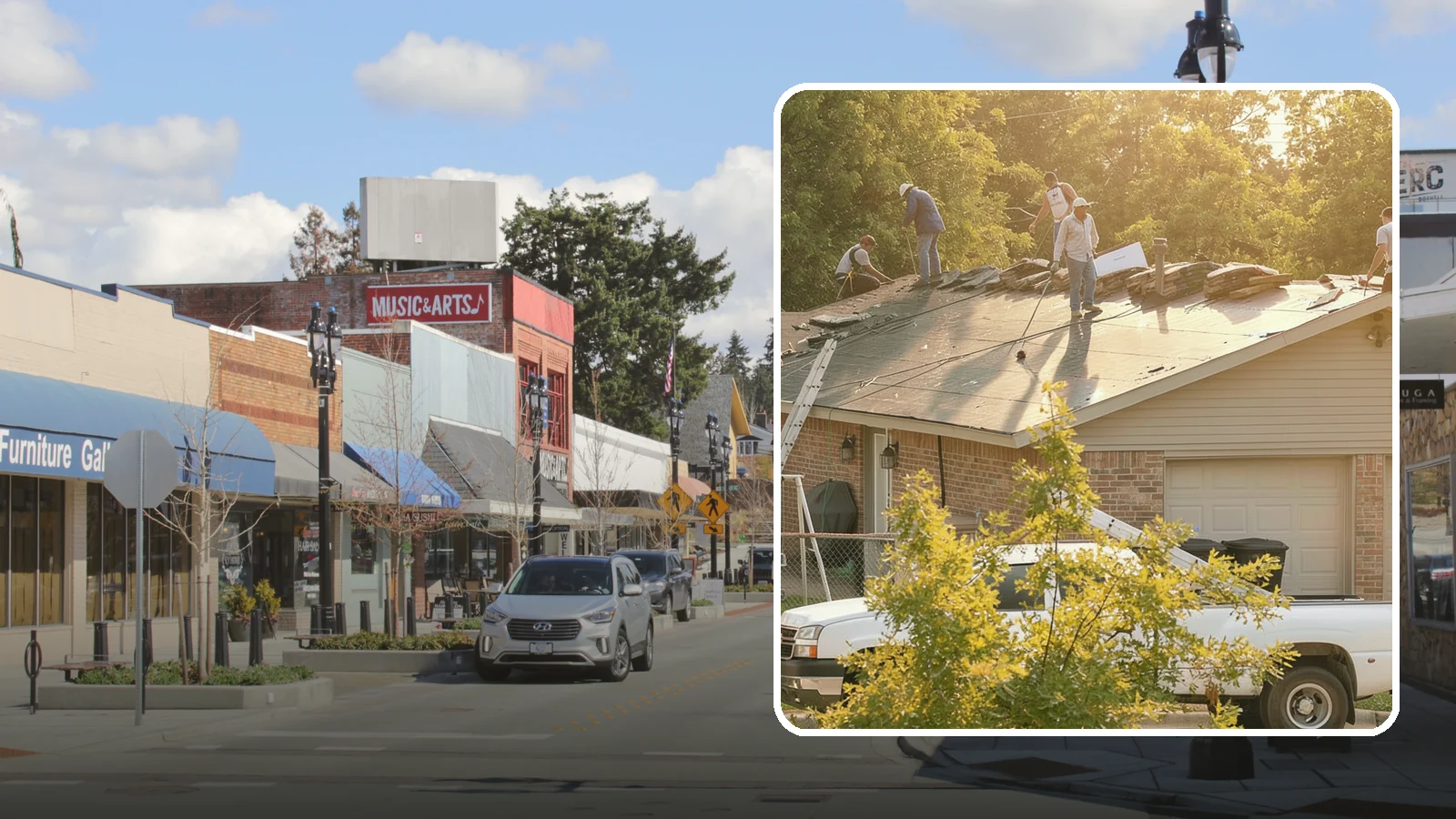 Roof Repair in Bothell, King County, WA - Targeted roof repair that stops leaks and restores protection before minor damage becomes major.