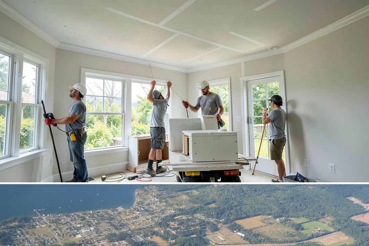 Roof Repair in Coupeville, Island County, WA - Repairs can be made year-round, though dry days allow the most reliable sealing.