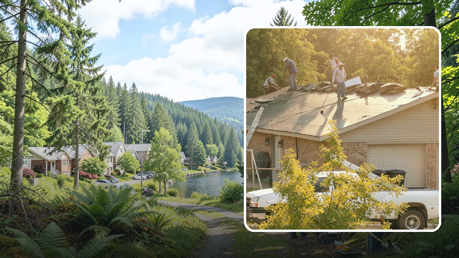 Roof Repair in Lake Forest Park, King County, WA - Targeted roof repair that stops leaks and restores protection before minor damage becomes major.