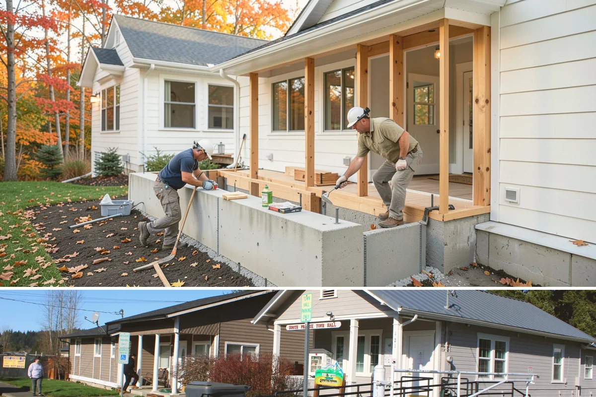 Roof Repair in South Prairie, Pierce County, WA - Repairs can be made year-round, though dry days allow the most reliable sealing.